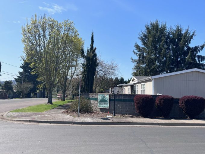 Street view of homes in Fox Field